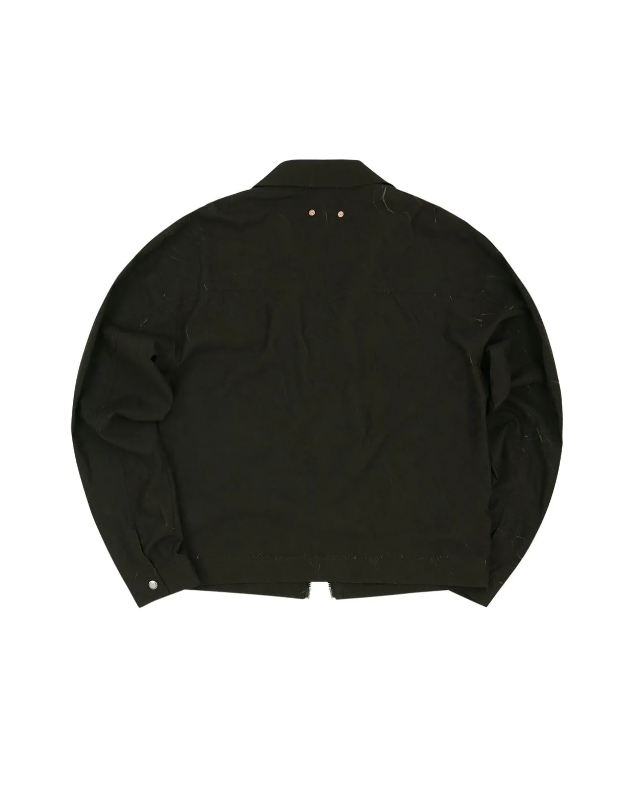 Andersson Bell Bisent Wrinkle Zip-Up Jacket Awa507M(Black/Khaki)-Men Outerwear