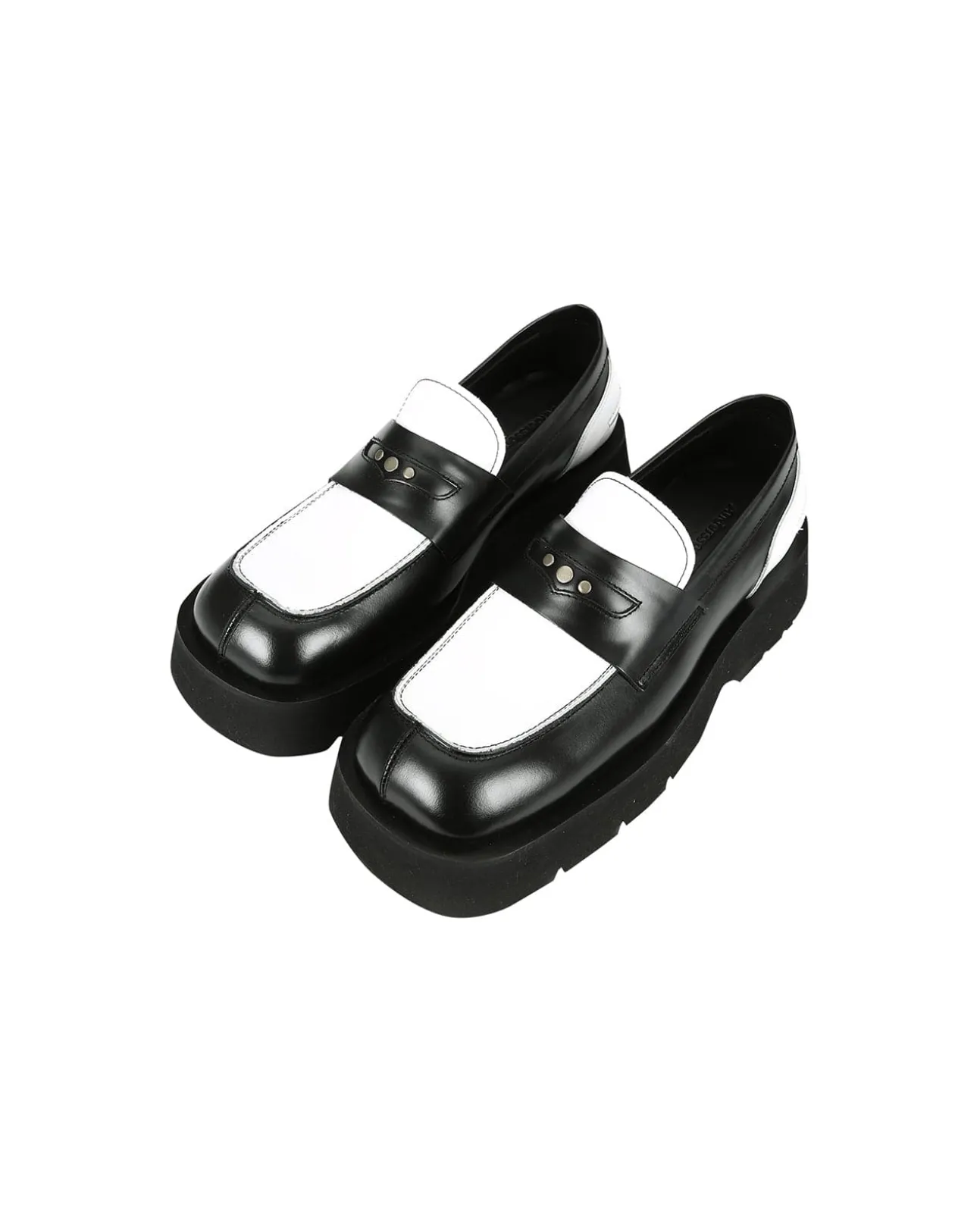 Andersson Bell Broeils 23 Penny Loafer Aaa328M(Black/White)-Men Shoes