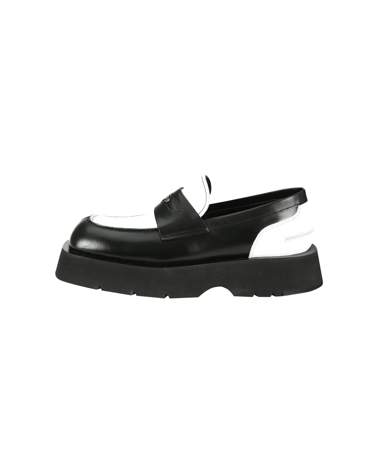 Andersson Bell Broeils 23 Penny Loafer Aaa328M(Black/White)-Men Shoes