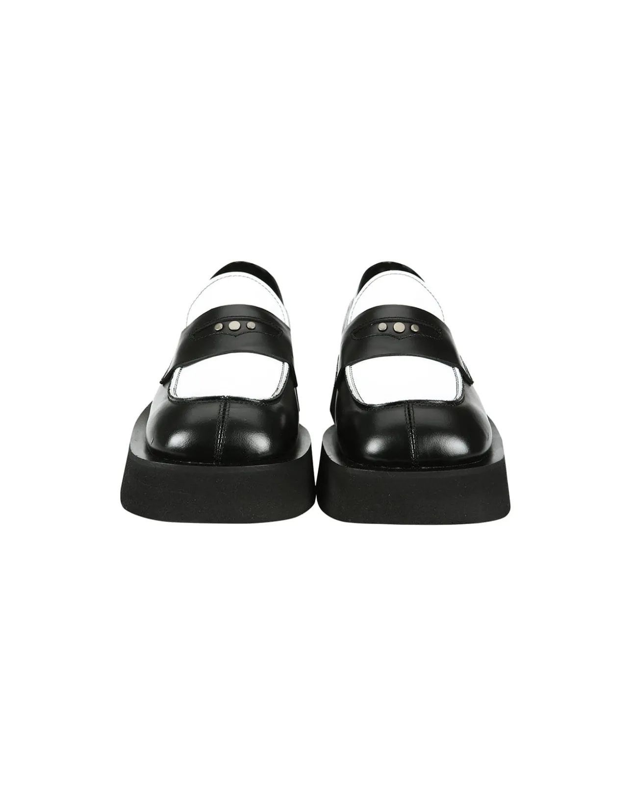 Andersson Bell Broeils 23 Penny Loafer Aaa328M(Black/White)-Men Shoes