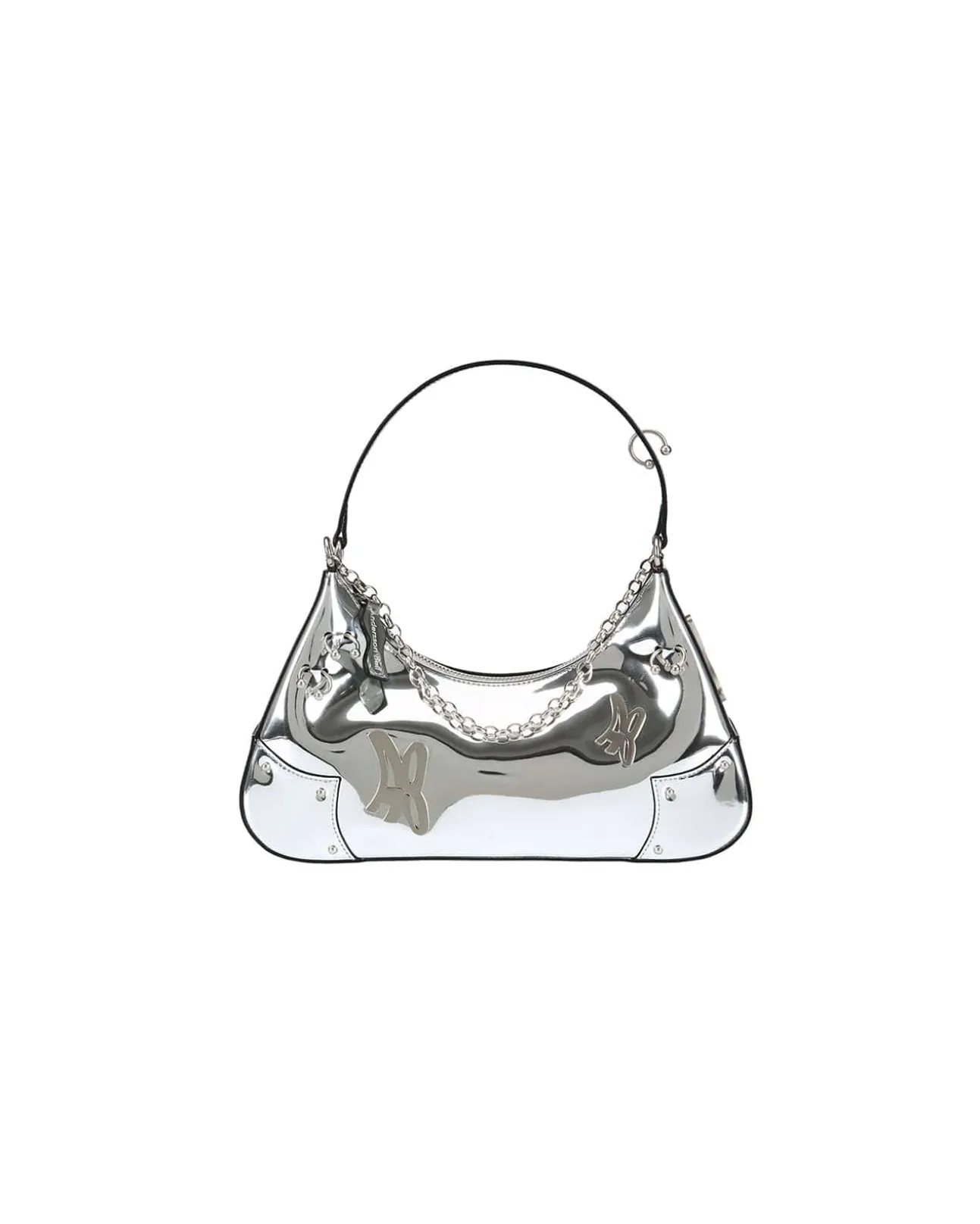 Andersson Bell Butterfly Ab Logo Chain Bag Aaa330W(Silver)-Women Bags