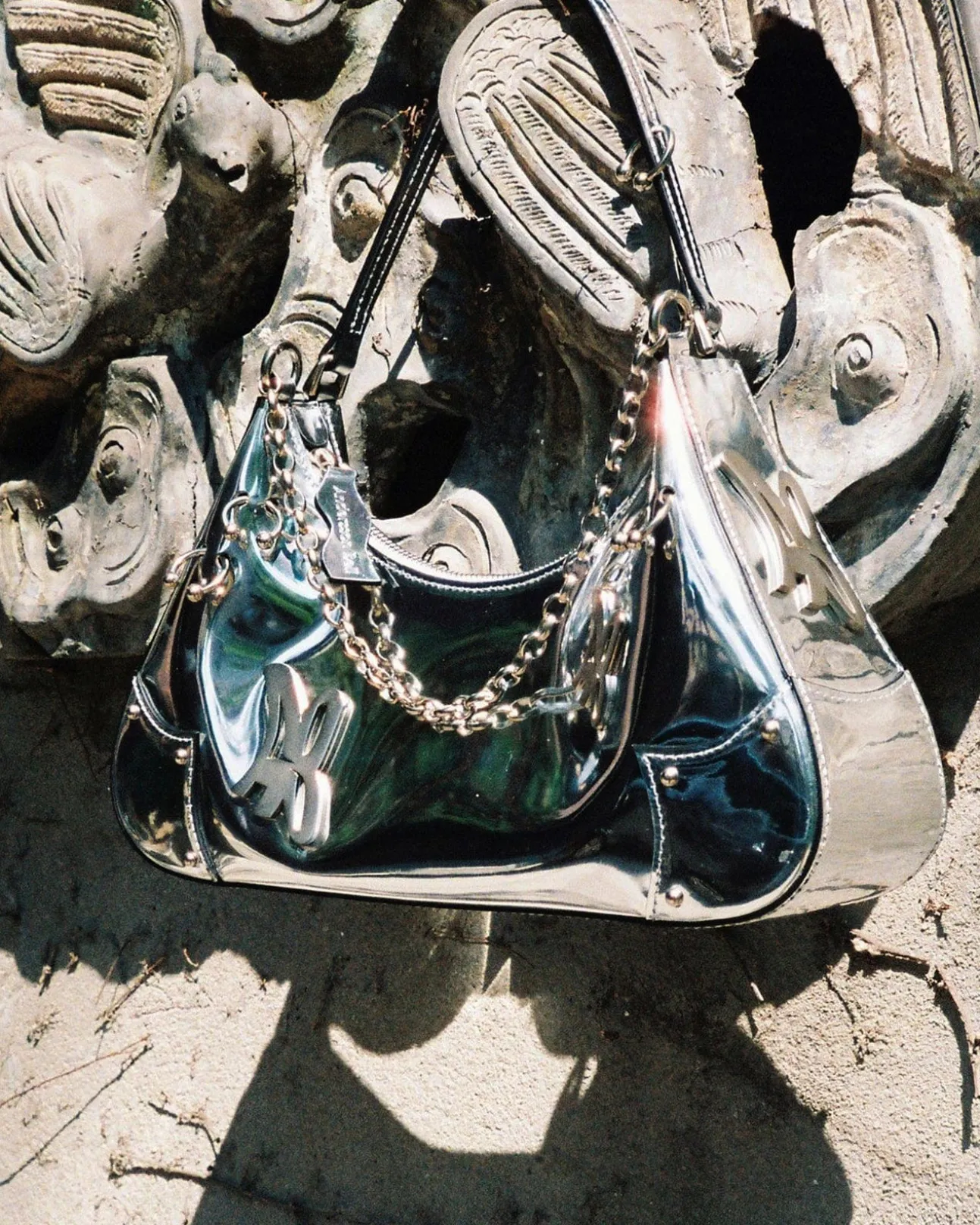Andersson Bell Butterfly Ab Logo Chain Bag Aaa330W(Silver)-Women Bags