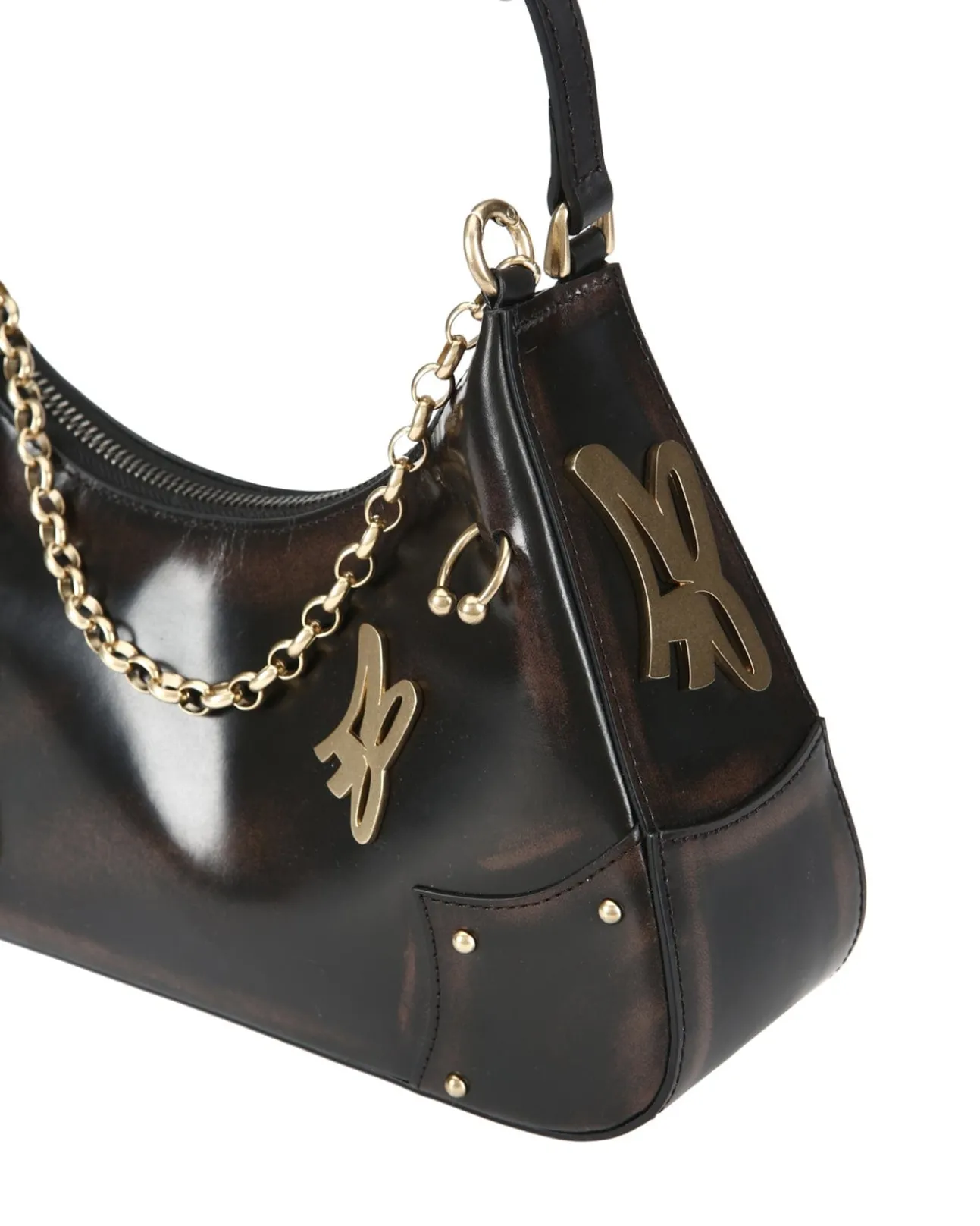 Andersson Bell Butterfly Ab Logo Chain Bag Aaa330W(D/Brown)-Women Bags