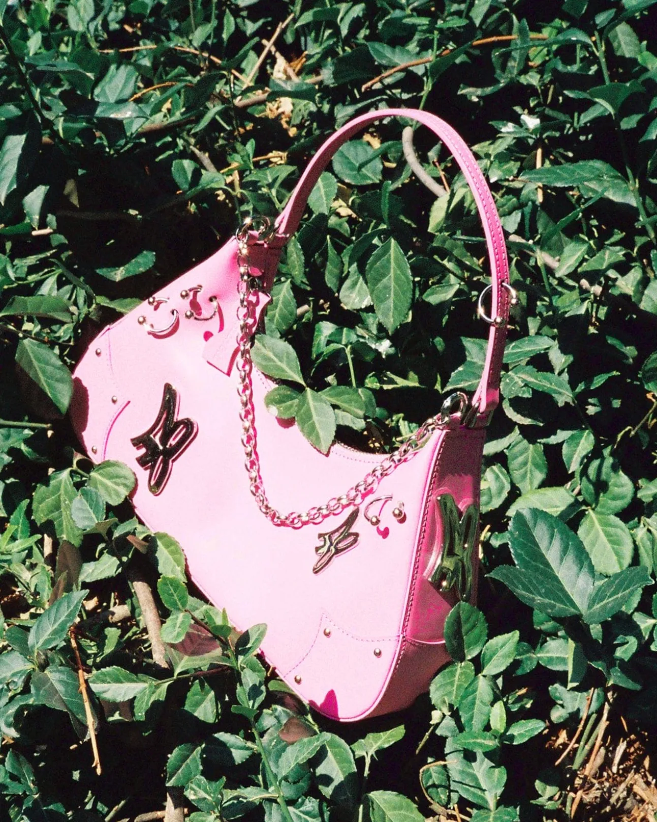Andersson Bell Butterfly Ab Logo Chain Bag Aaa330W(Pink)-Women Bags