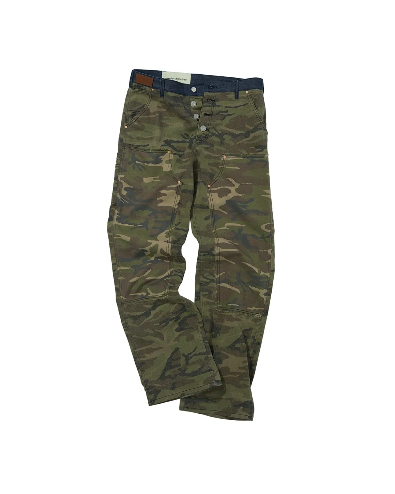Andersson Bell Camouflage Carpenter Jeans Apa578M(Camouflage)-Men Trousers