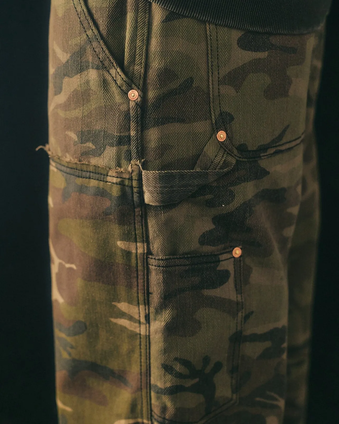 Andersson Bell Camouflage Carpenter Jeans Apa578M(Camouflage)-Men Trousers