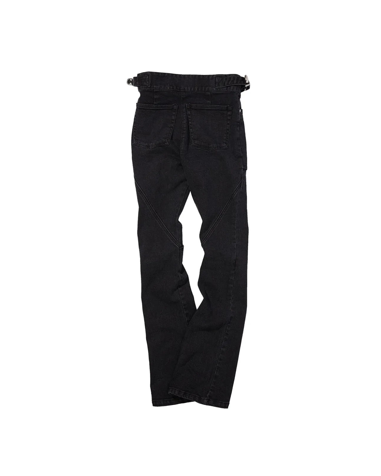 Andersson Bell Cara Curve Layered Denim Jeans Apa551W(Black)-Women Jeans