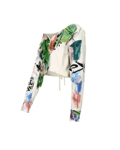 Andersson Bell Ciao One Shoulder Jacket Awa526W(Multi)-Women Outerwear