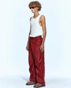 Andersson Bell Convex Multi Military Pants Apa638M(Red)-Men Trousers
