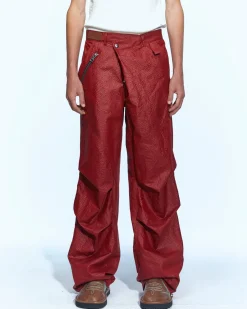 Andersson Bell Convex Multi Military Pants Apa638M(Red)-Men Trousers