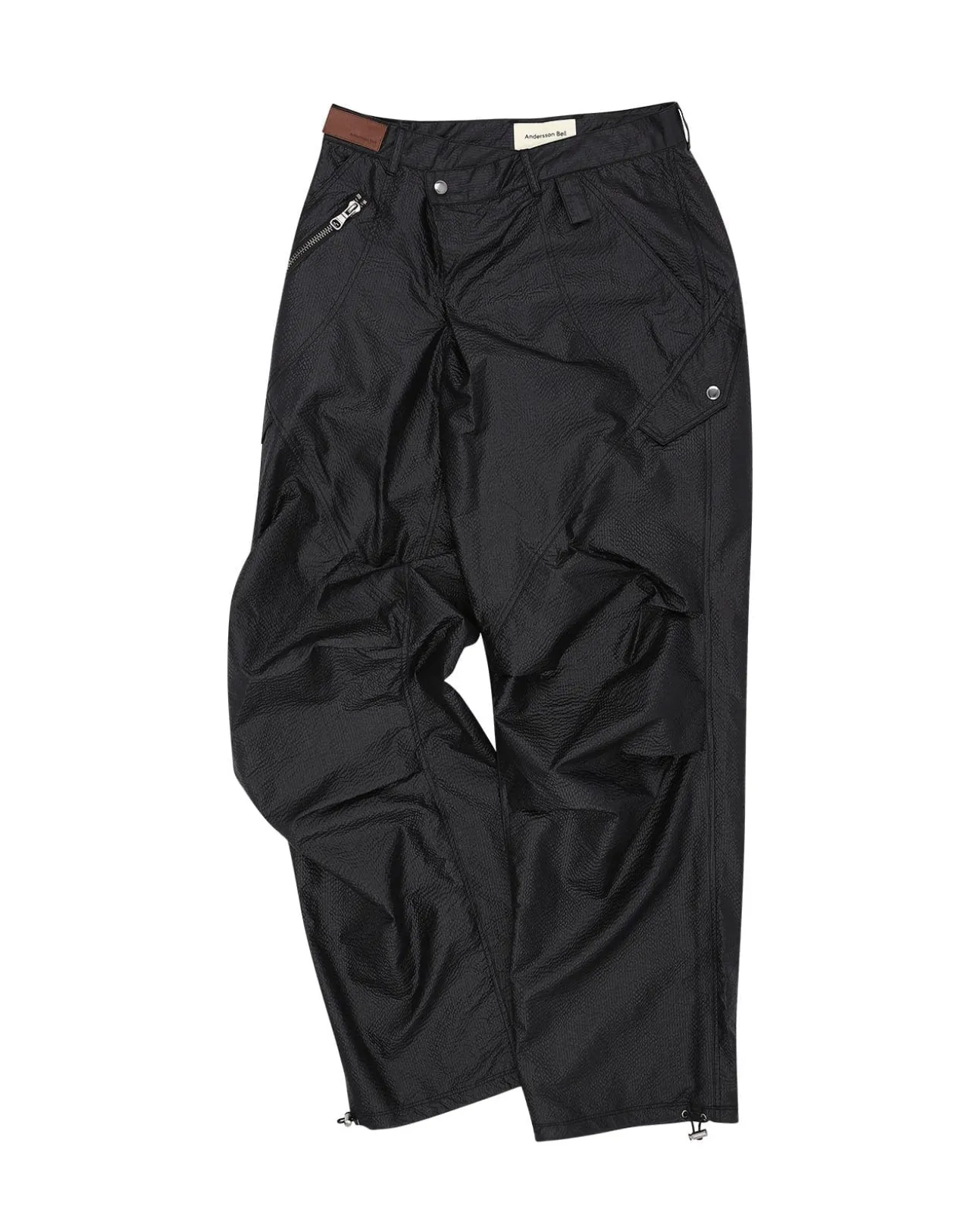 Andersson Bell Convex Multi Military Pants Apa638M(Black)-Men Trousers