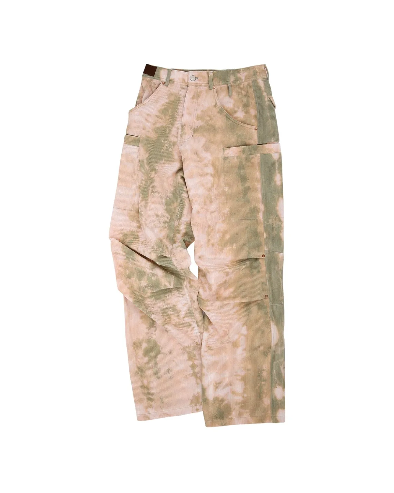 Andersson Bell Corduroy Cargo Flash Pants Apa591M(Ecru)-Men Trousers