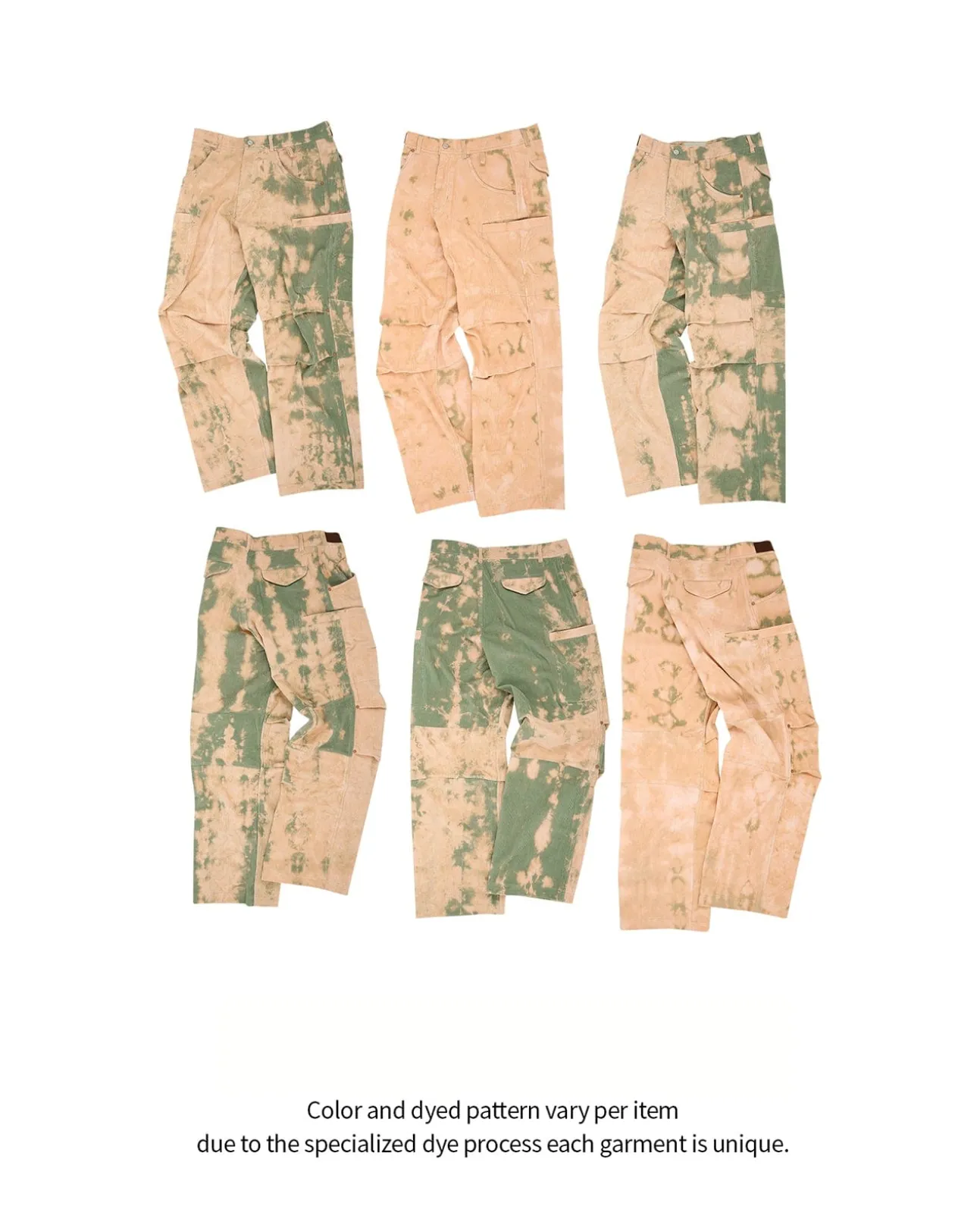 Andersson Bell Corduroy Cargo Flash Pants Apa591M(Ecru)-Men Trousers
