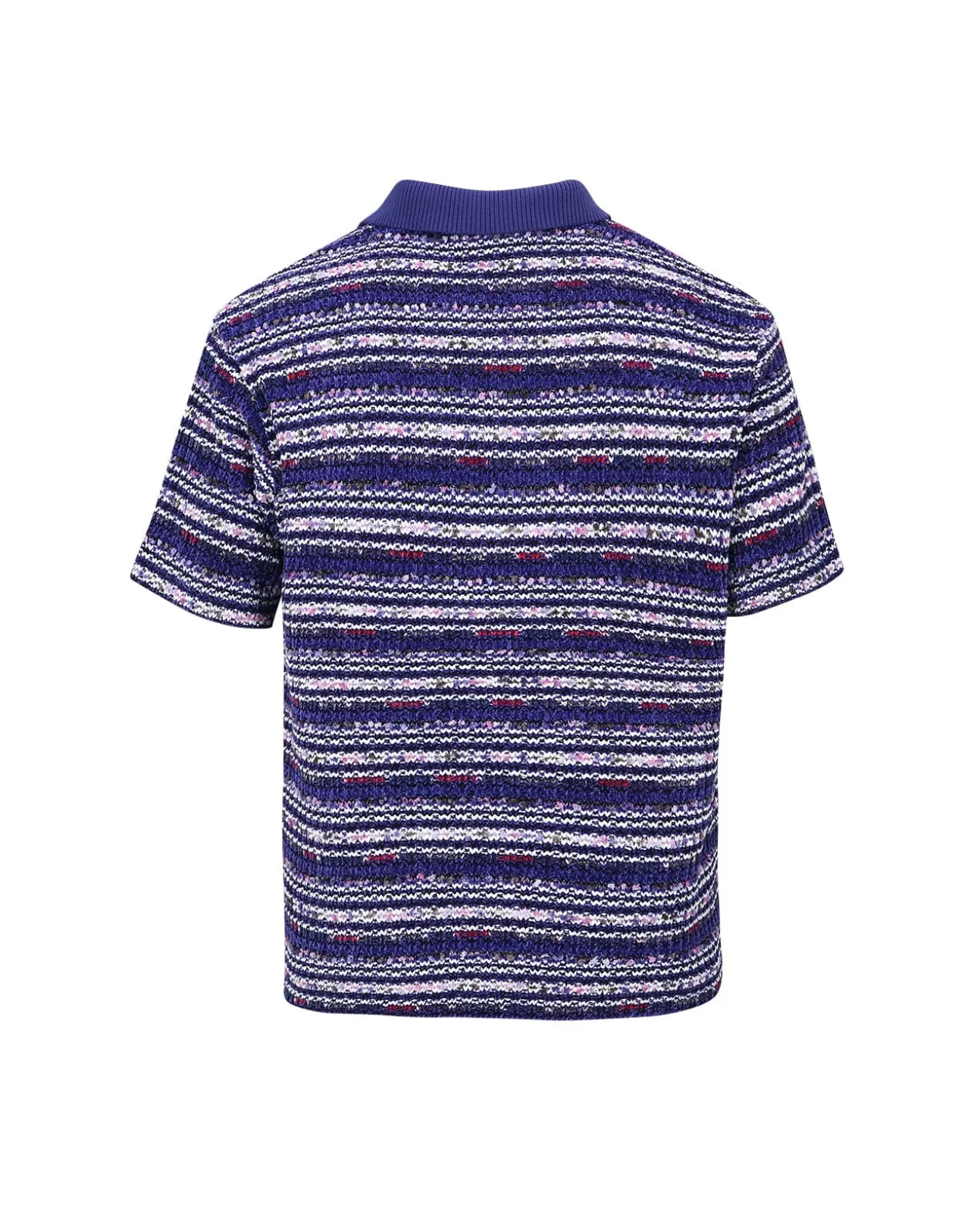 Andersson Bell Crea Boucle Collar Knit Atb863M(Purple)-Men Knitwear