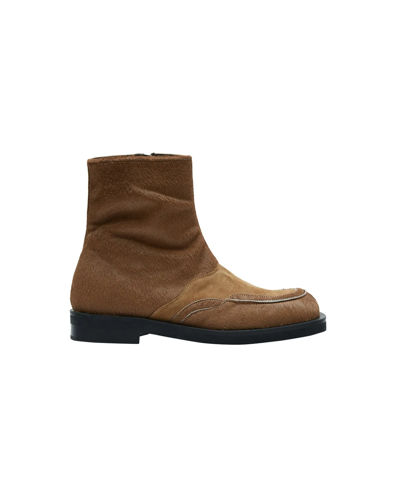 Andersson Bell Dayne Square Toe Chelsea Boots Aaa308M(Tan)-Men Shoes