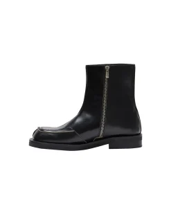 Andersson Bell Dayne Square Toe Chelsea Boots Aaa308M(Black)-Men Shoes