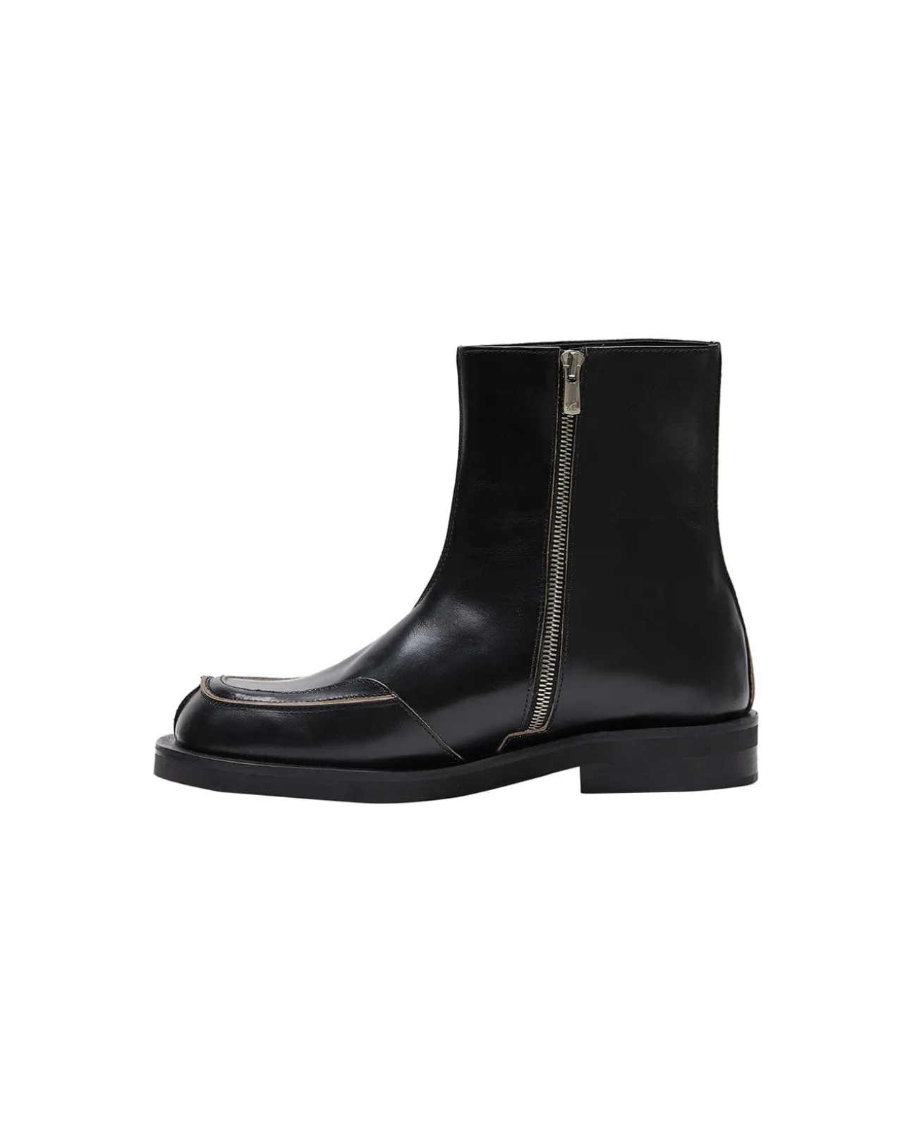 Andersson Bell Dayne Square Toe Chelsea Boots Aaa308M(Black)-Men Shoes