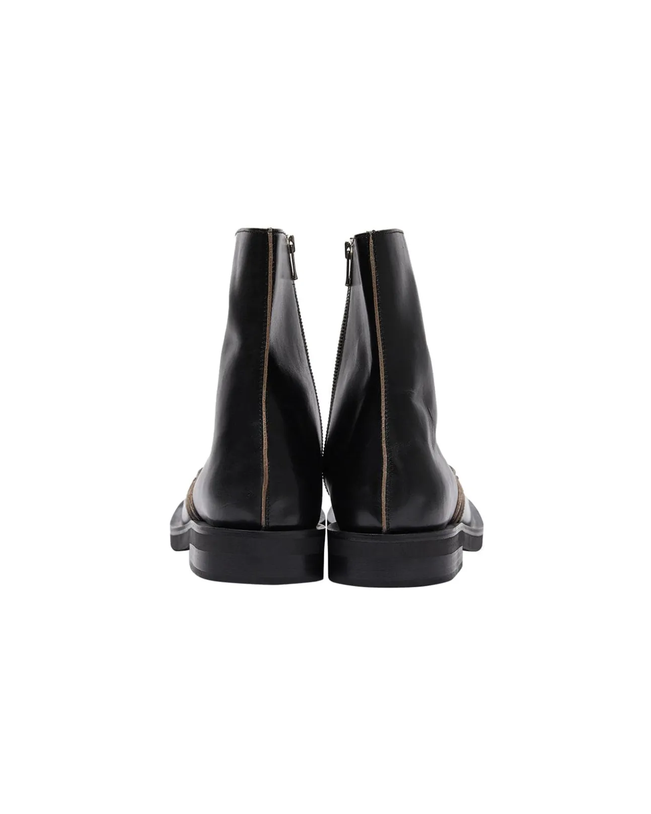 Andersson Bell Dayne Square Toe Chelsea Boots Aaa308M(Black)-Men Shoes