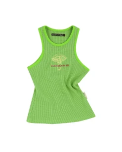 Andersson Bell (Essential) Mushroom Me Embroidery Tank Top Atb895W(Mint)-Women Tops