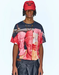 Andersson Bell (Essential) Photography T-Shirt Atb975M(Red)-Men T-Shirts