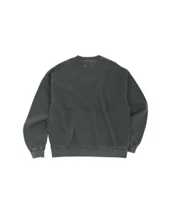 Andersson Bell (Essential) Unisex New Ab Logo Embroidery Sweatshirt Atb1044U(Charcoal)-Men Sweatshirts