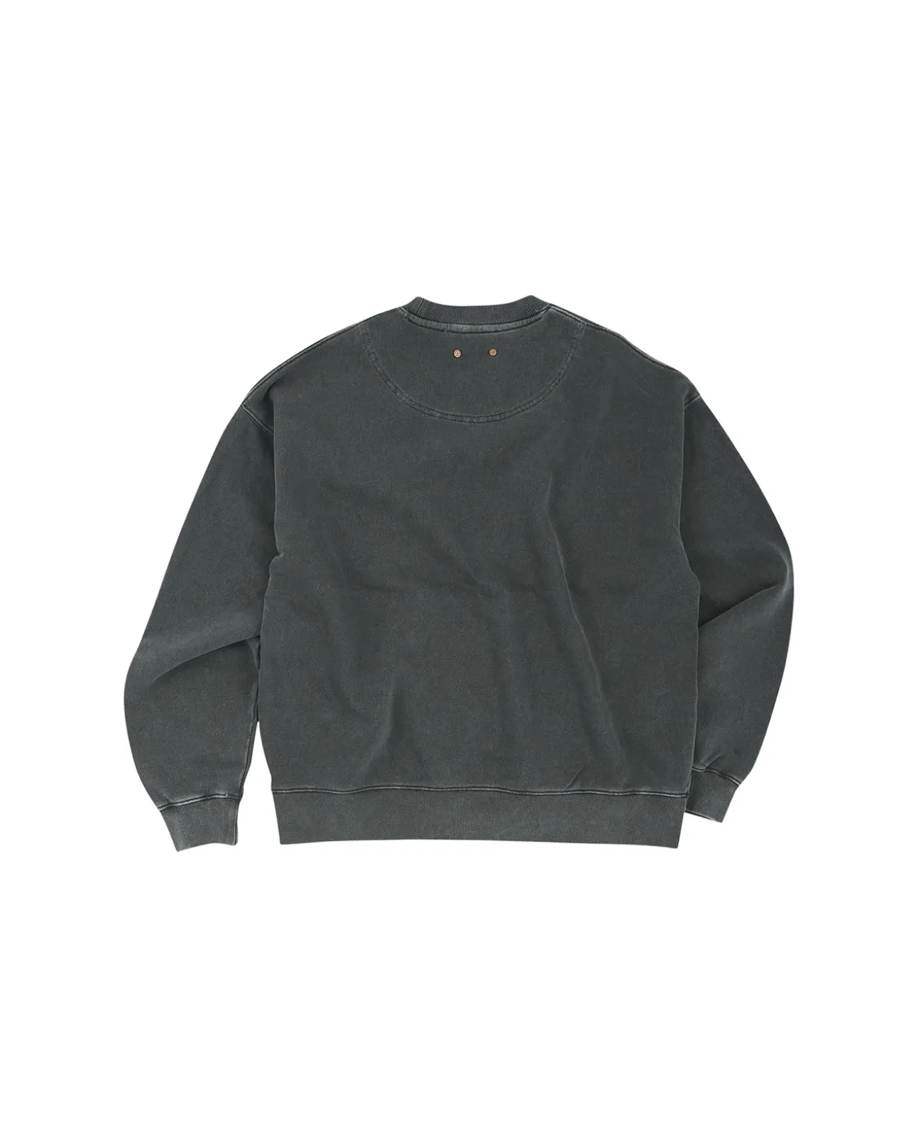 Andersson Bell (Essential) Unisex New Ab Logo Embroidery Sweatshirt Atb1044U(Charcoal)-Men Sweatshirts