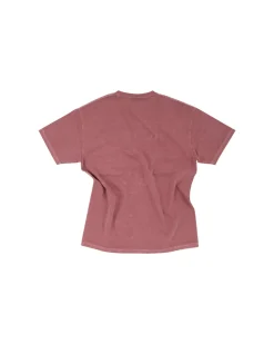 Andersson Bell (Essential) Unisex Overdyed Flower Palace T-Shirt Atb971U(Red)-Men T-Shirts