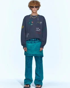 Andersson Bell (Essential) Unisex Summer Garden Sweatshirts Atb970U(Charcoal)-Men Sweatshirts