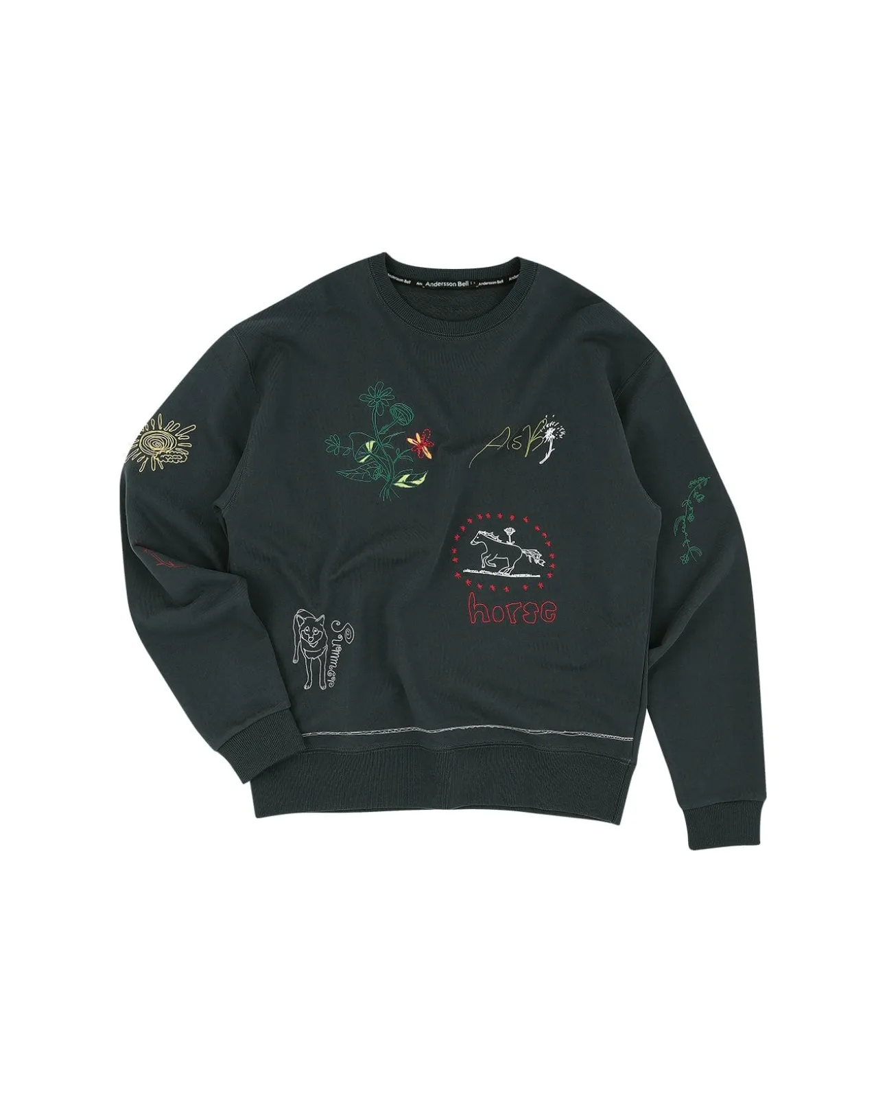 Andersson Bell (Essential) Unisex Summer Garden Sweatshirts Atb970U(Charcoal)-Men Sweatshirts