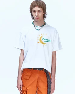 Andersson Bell (Essential) Unisex Sunny T-Shirts Atb901U(White)-Men T-Shirts