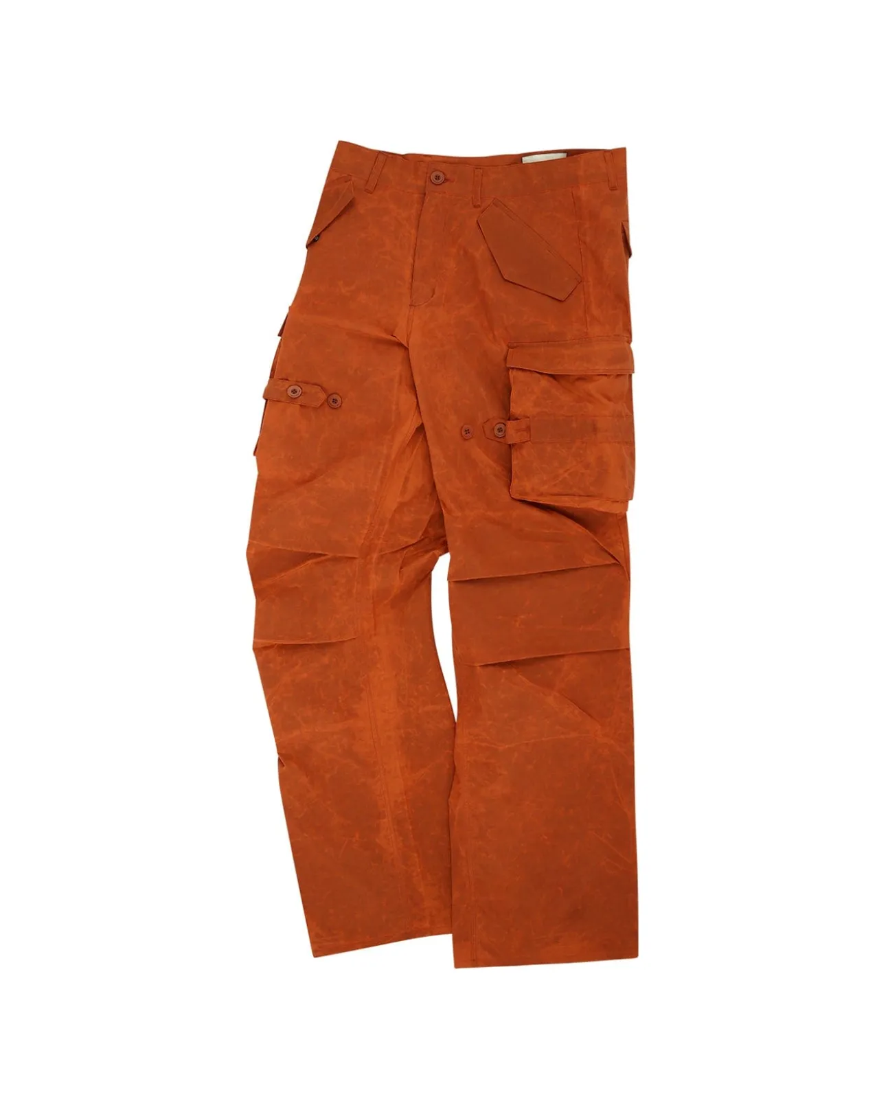 Andersson Bell Fatani Crack Cargo Pants Apa588M(Orange)-Men Trousers