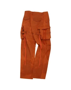 Andersson Bell Fatani Crack Cargo Pants Apa588M(Orange)-Men Trousers