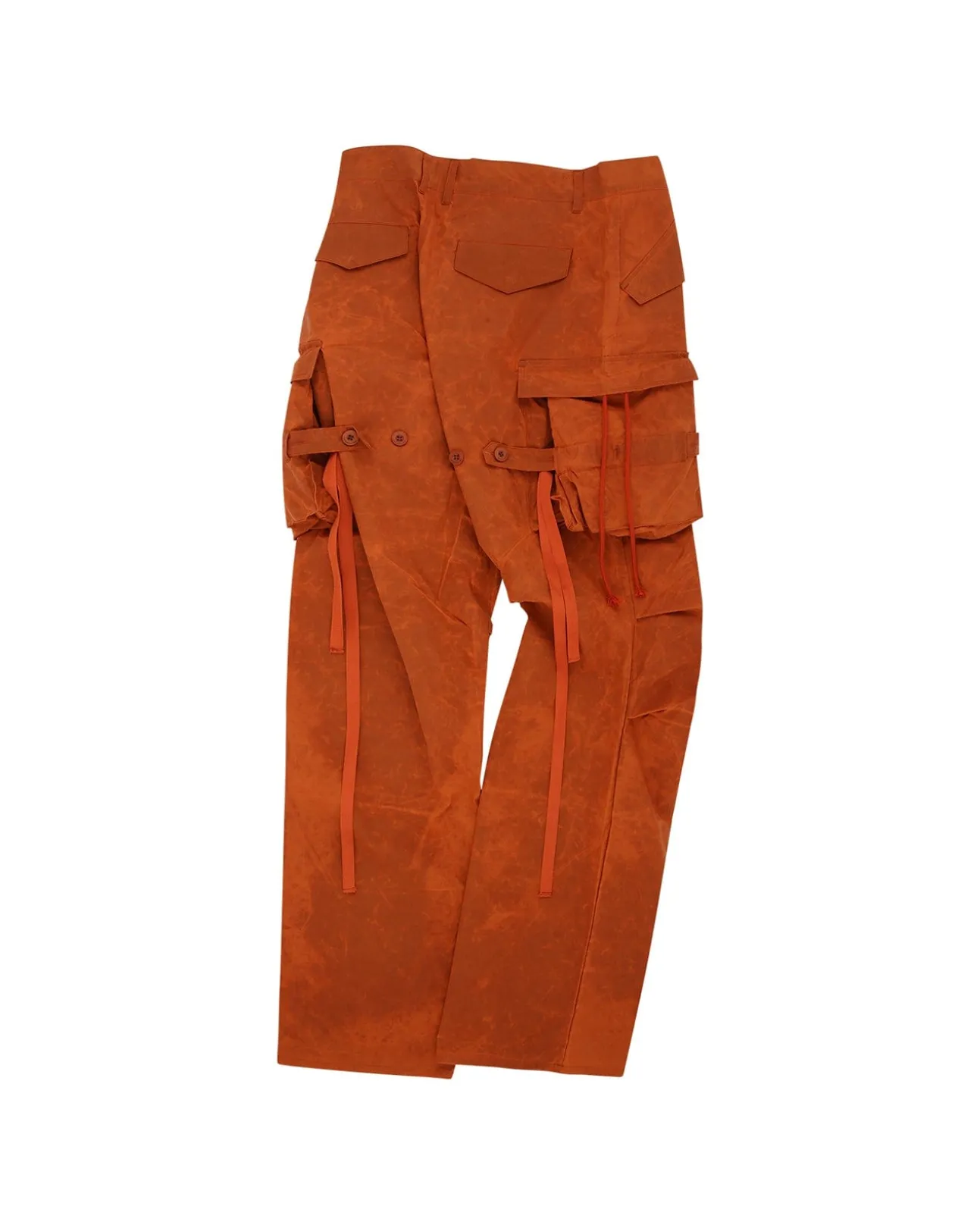 Andersson Bell Fatani Crack Cargo Pants Apa588M(Orange)-Men Trousers