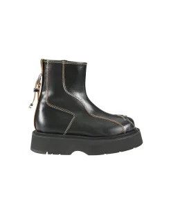 Andersson Bell Fia Western Raw Cut Ankle Boots Aaa331W(Black)-Women Shoes