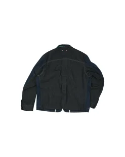 Andersson Bell Flower Embroidery Chore Jacket Awa534M(Indigo)-Men Outerwear