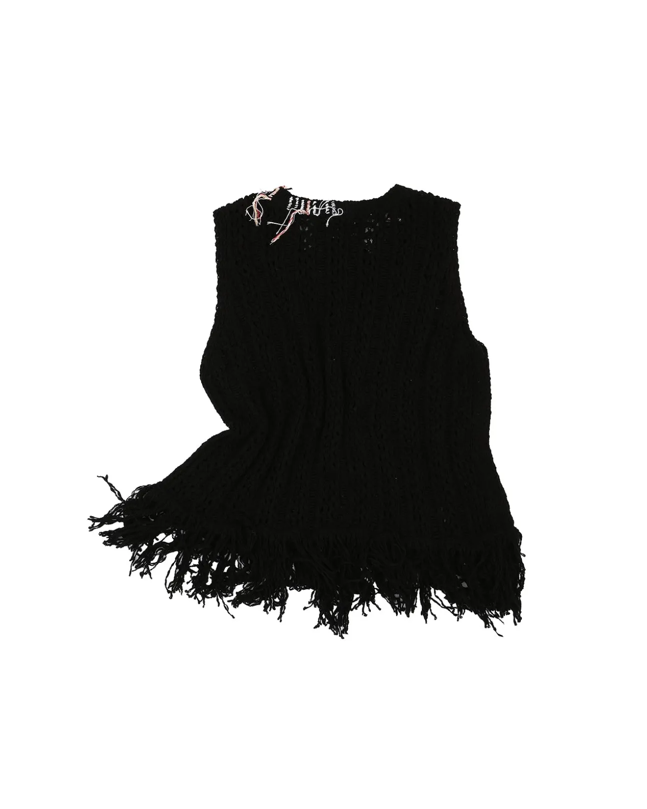 Andersson Bell Gorden Cable Knit Vest Atb957M(Black)-Men Knitwear