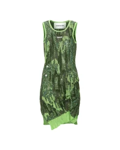 Andersson Bell Grunge Sleeveless Knit One Piece Atb888W(Khaki)-Women Dresses