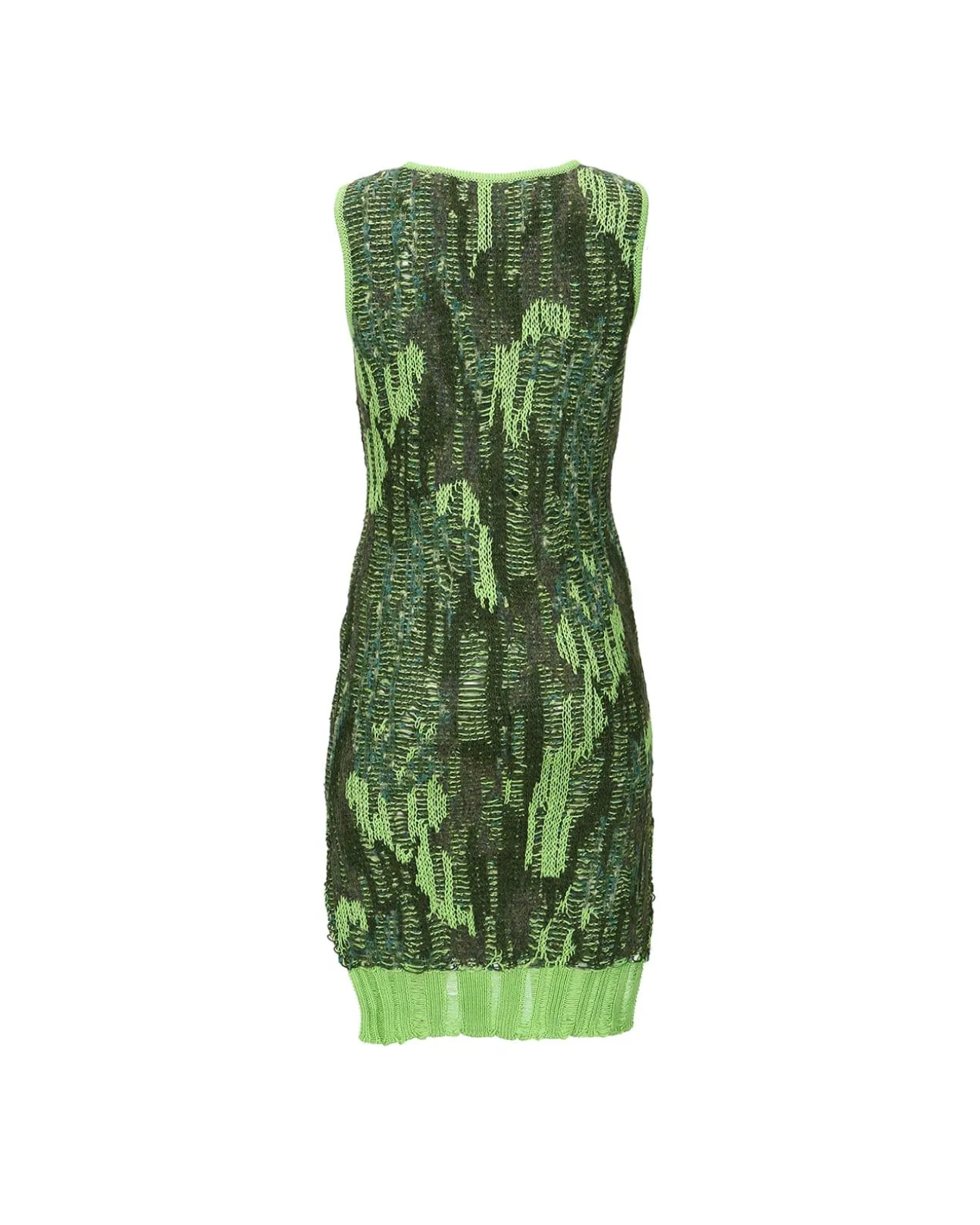 Andersson Bell Grunge Sleeveless Knit One Piece Atb888W(Khaki)-Women Dresses