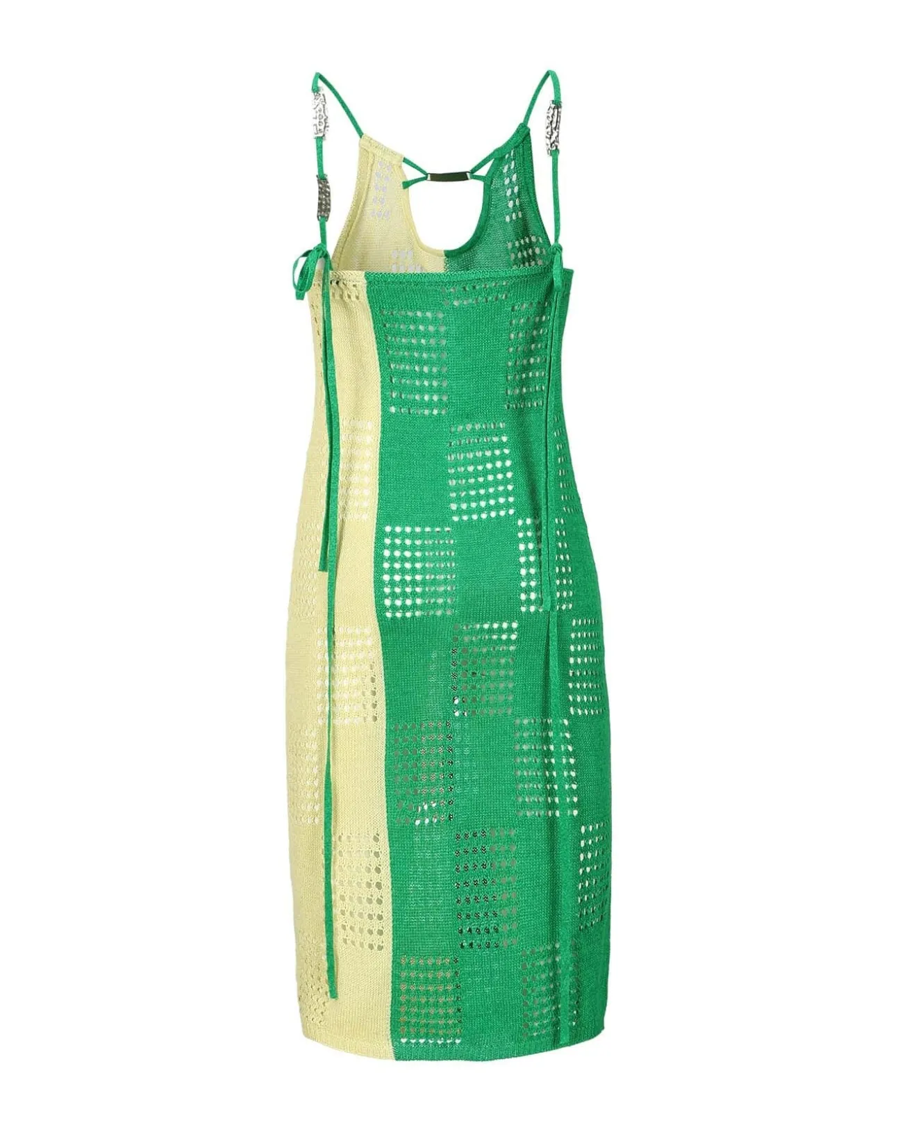 Andersson Bell Keira Block Knit Dress Atb935W(Green)-Women Dresses