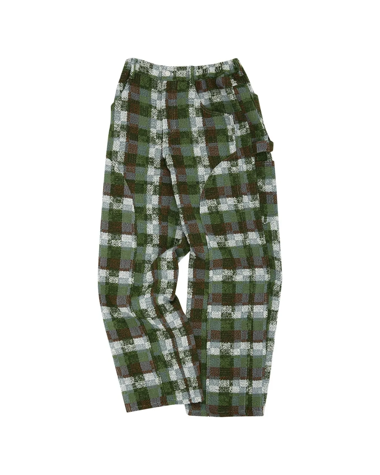 Andersson Bell Kenley Check Beach Pants Apa593M(Green)-Men Trousers