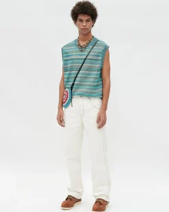 Andersson Bell Macist Beach Pants Apa529M(Ivory)-Men Trousers