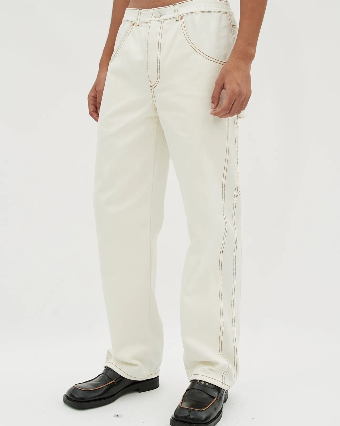 Andersson Bell Macist Beach Pants Apa529M(Ivory)-Men Trousers