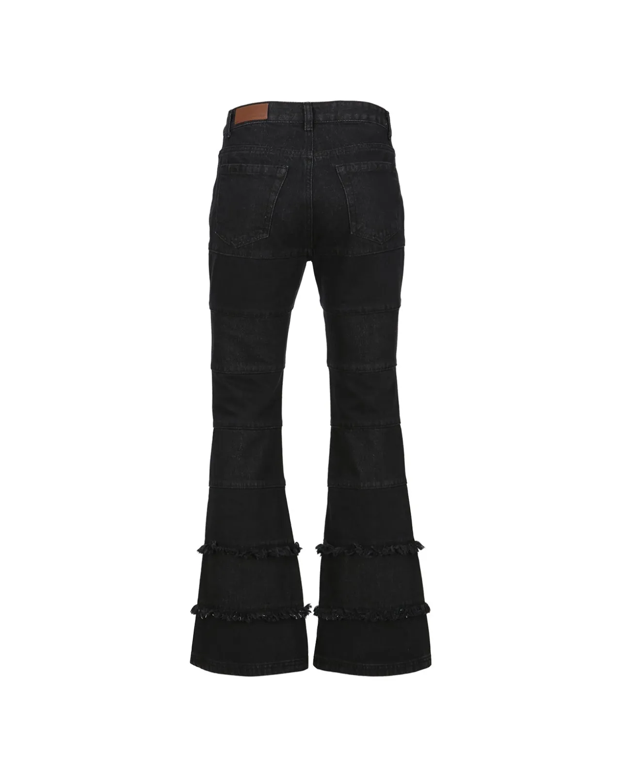 Andersson Bell Mahina Blocking Patchwork Jeans Apa607W(Black)-Women Jeans