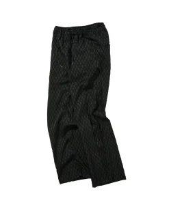 Andersson Bell Makeni Jacquard Track Pants Apa590M(Black)-Men Trousers