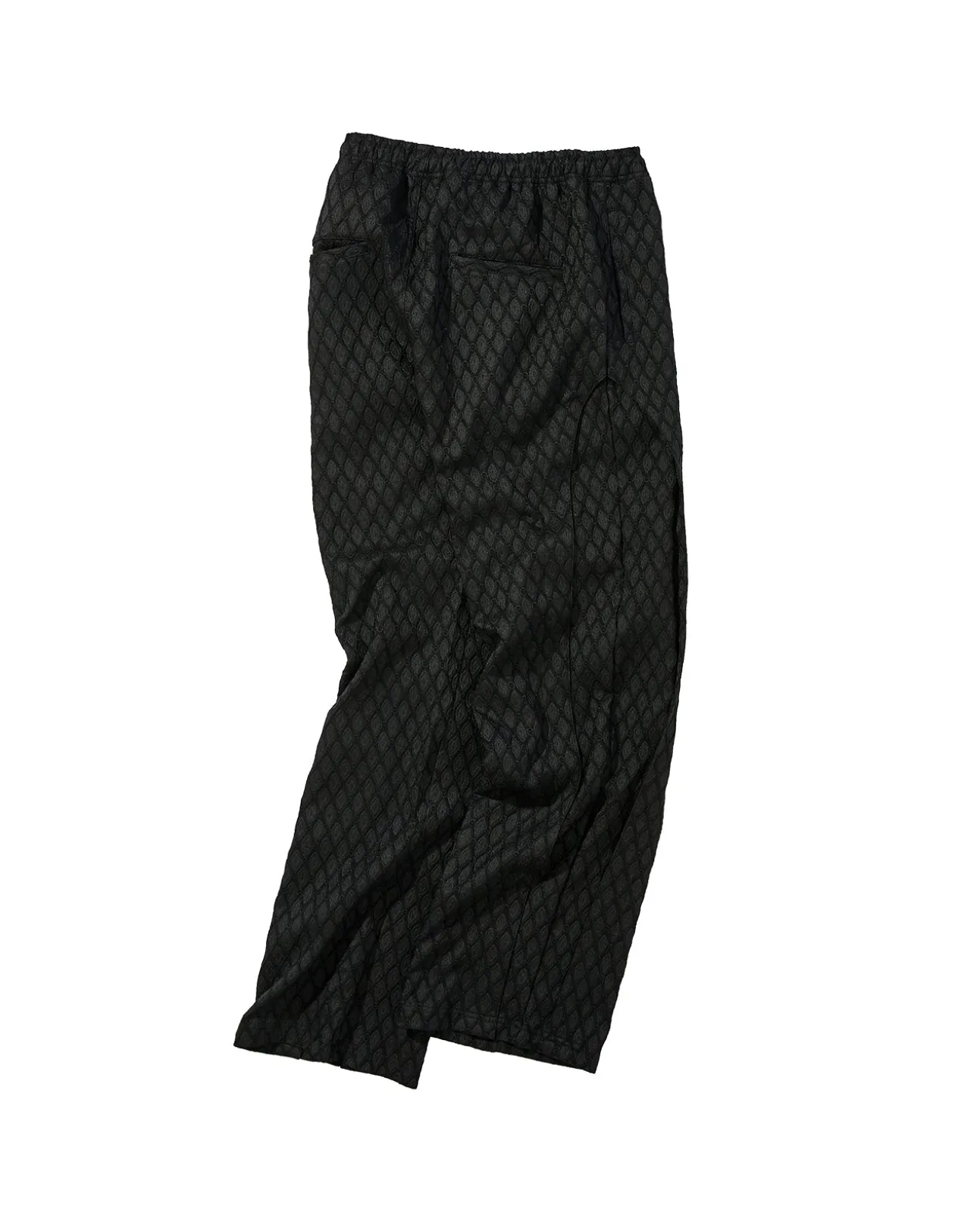 Andersson Bell Makeni Jacquard Track Pants Apa590M(Black)-Men Trousers