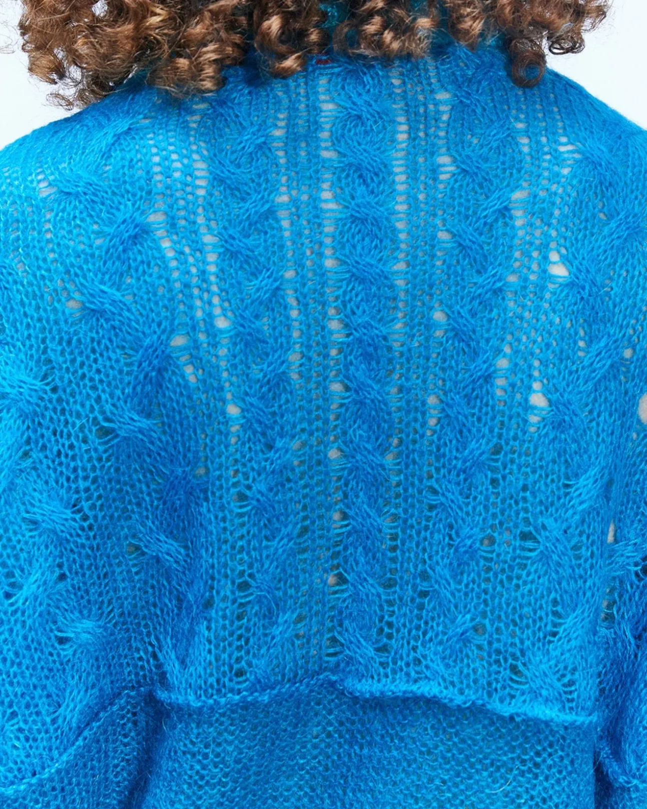 Andersson Bell Mateira Patchwork Cardigan Atb852M(Blue)-Men Outerwear