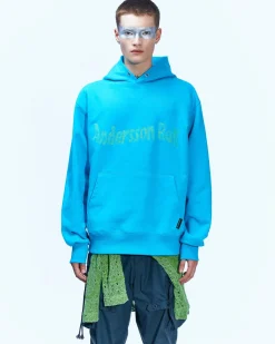 Andersson Bell (Men) (Essential) Unisex New Ab Logo Embroidery Hoodie Atb898U(Blue)-Men Sweatshirts