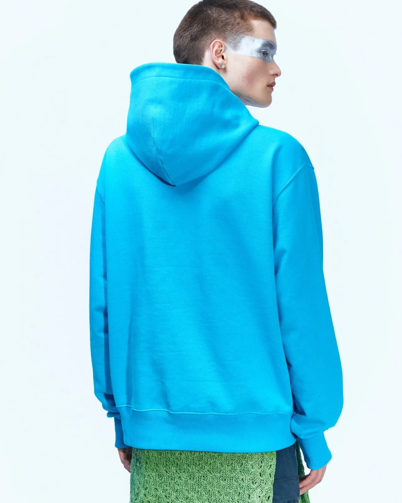 Andersson Bell (Men) (Essential) Unisex New Ab Logo Embroidery Hoodie Atb898U(Blue)-Men Sweatshirts