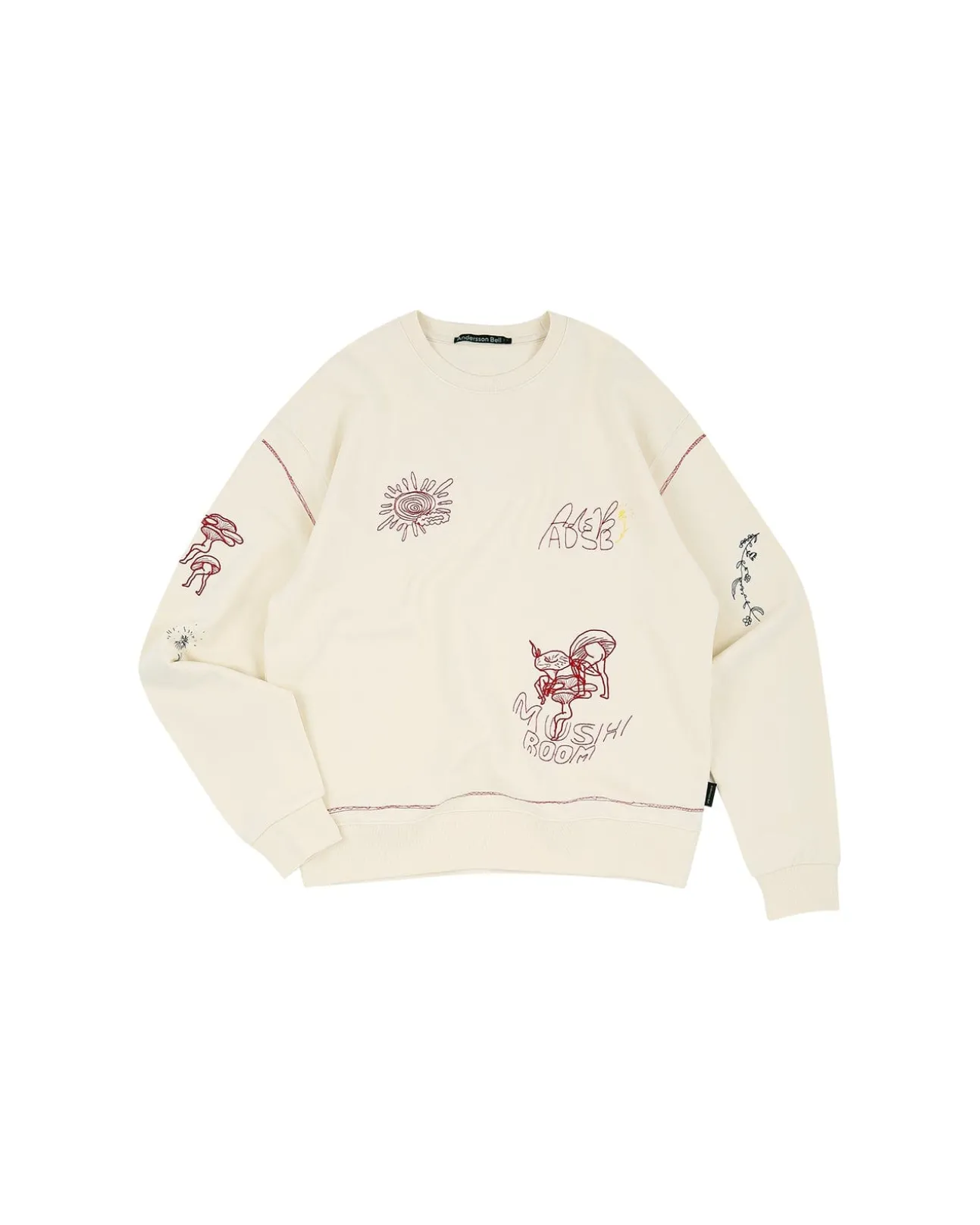 Andersson Bell (Men) (Essential) Unisex Shine Mushroom Sweatshirts Atb972U(Ivory)-Men Sweatshirts