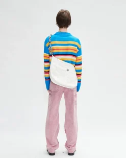Andersson Bell (Men) Unisex Multi Stripe Sweater Atb675U(Blue Multi)-Men Knitwear